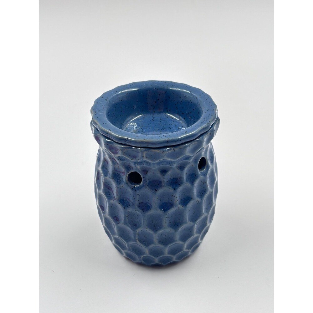 Tuscany Candle Blue Honeycomb Ceramic Wax Warmer Base & Bulb Only No Plug I